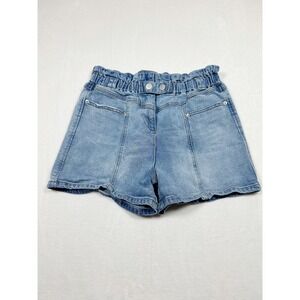Dear John Paper Bag Waist Shorts Medium Double Button Tab